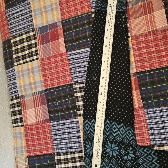 GUC Alpaca Imports Alpaca Wool Black and Blue Cardigan Womens XL - Picture 3 of 12